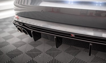 Центральный диффузор заднего бампера Audi S5 F5 Coupe / Sportback фото