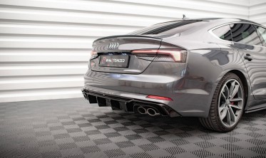 Центральный диффузор заднего бампера Audi S5 F5 Coupe / Sportback фото