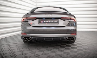 Центральный диффузор заднего бампера Audi S5 F5 Coupe / Sportback фото