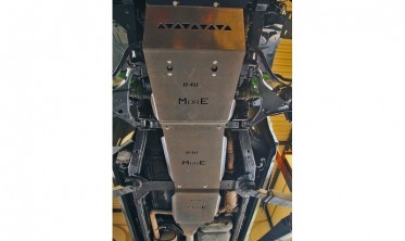 Комплект захистів дна Nissan Navara D40 / Pathfinder R51 (2005-2010) фото