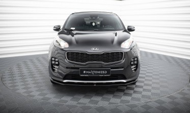 Тюнінгова накладка переднього бампера Kia Sportage mk4 GT-Line фото