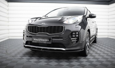 Тюнінгова накладка переднього бампера Kia Sportage mk4 GT-Line фото