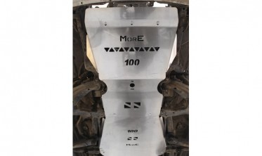 Комплект захистів дна Toyota Land Cruiser J100 / Lexus LX 470 (1998-2007) дизель фото