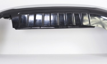 Тюнінгова накладка на задній бампер Volvo V60/S60 під одну трубу фото