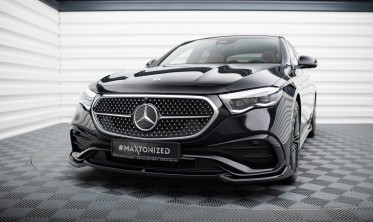 Тюнінгова накладка (губа) на передній бампер Mercedes-Benz E AMG-Line W214 фото