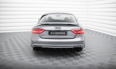Тюнинговый диффузор заднего бампера Audi A5 S-Line Coupe / Sportback 8T рестайл фото