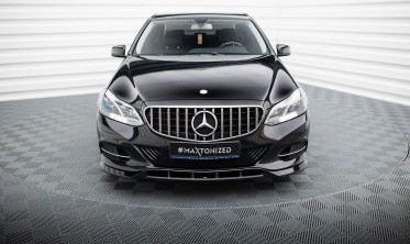 Тюнінгова накладка (губа) на передній бампер Mercedes-Benz E W212 рестайл фото
