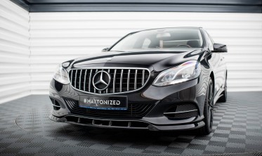 Тюнінгова накладка (губа) на передній бампер Mercedes-Benz E W212 рестайл фото