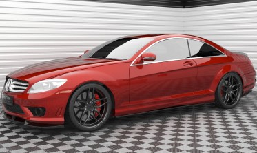 Тюнінгова накладка (губа) на передній бампер Mercedes-Benz CL 63 AMG C216 вар. 1 фото