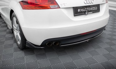 Тюнінгова нижня накладка (дифузор) на задній бампер Audi TT 8J фото