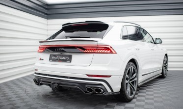Нижний диффузор (накладка) на задний бампер Audi SQ8 Mk1 фото