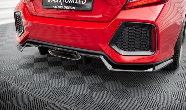 Дифузор (тюнінг накладка) на задній бампер Honda Civic SI Mk10 фото
