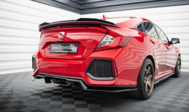 Дифузор (тюнінг накладка) на задній бампер Honda Civic SI Mk10 фото