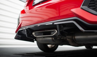 Дифузор (тюнінг накладка) на задній бампер Honda Civic SI Mk10 фото