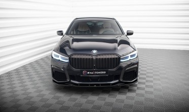 Тюнинговая нижняя накладка на передний бампер BMW 7 G11 M-пакет рестайл вер. 3 фото
