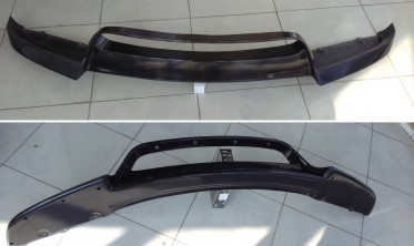 Накладка диффузор переднего бампера BMW X6M E71 фото