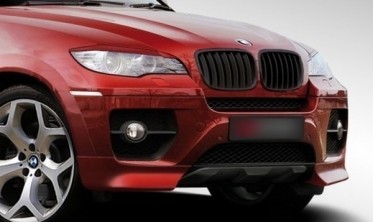Комплект тюнинговых накладок на бампера BMW X6 E71 фото