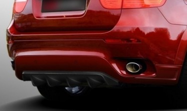 Комплект тюнинговых накладок на бампера BMW X6 E71 фото