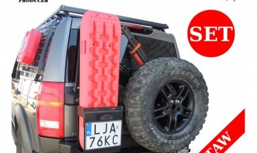 Силовой задний бампер с креплением запаски и канистры Land Rover Discovery 3, 4 (2004-2016) фото