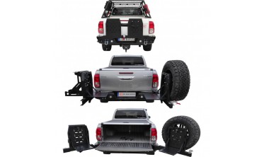 Комплект кронштейнів для аксесуарів на задній бампер Toyota Hilux (2015-...) фото