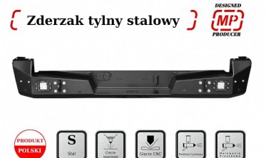 Сталевий задній бампер HD з довгими боками Toyota TACOMA фото