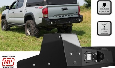 Сталевий задній бампер HD з довгими боками Toyota TACOMA фото