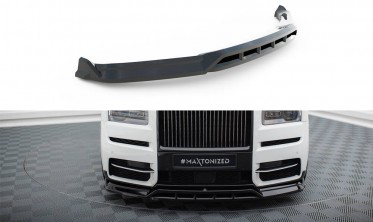 Тюнінгова накладка (губа) на передній бампер Rolls Royce Cullinan фото