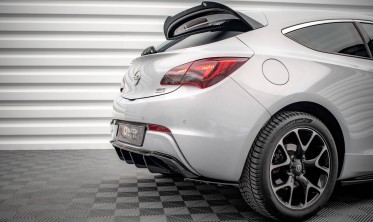 Дифузор (тюнінг накладка) на задній бампер Opel Astra J GTC OPC-Line фото