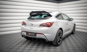 Дифузор (тюнінг накладка) на задній бампер Opel Astra J GTC OPC-Line фото