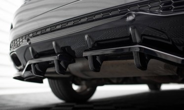 Тюнінговий дифузор (накладка) на задній бампер Ford S-Max Mk2 ST-Line фото
