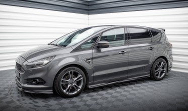 Нижние накладки (листвы) на боковые пороги Ford S-Max Mk2 ST-Line фото