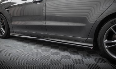 Нижние накладки (листвы) на боковые пороги Ford S-Max Mk2 ST-Line фото
