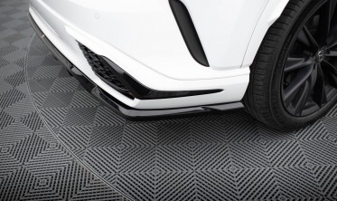 Тюнінговий дифузор (накладка) на задній бампер Lexus RX Mk5 F-Sport фото