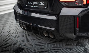 Тюнинговый диффузор (накладка) на задний бампер BMW M2 G87 вар. 2 фото