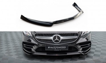 Тюнинговая накладка (юбка) на передний бампер Mercedes S Coupe AMG-Line C217 рестайл вар. 1 фото