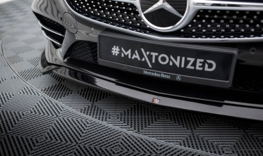 Тюнинговая накладка (юбка) на передний бампер Mercedes S Coupe AMG-Line C217 рестайл вар. 1 фото