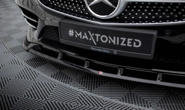 Нижня накладка (юбка) переднього бампера Mercedes S Coupe AMG-Line C217 рестайл вар. 2 фото