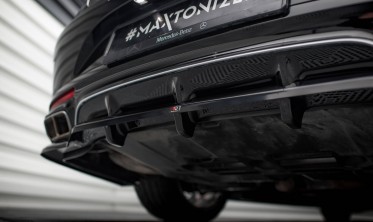 Тюнінговий дифузор на задній бампер Mercedes S Coupe AMG-Line C217 рестайл фото