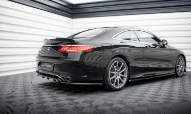 Тюнінговий дифузор на задній бампер Mercedes S Coupe AMG-Line C217 рестайл фото
