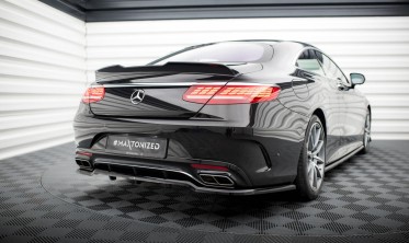 Тюнінговий дифузор на задній бампер Mercedes S Coupe AMG-Line C217 рестайл фото