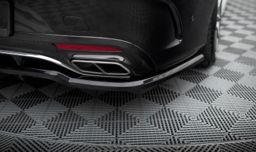 Тюнінговий дифузор на задній бампер Mercedes S Coupe AMG-Line C217 рестайл фото