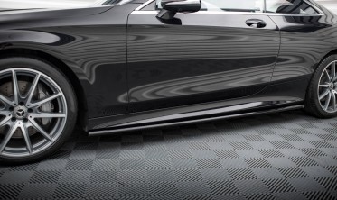 Нижні накладки на бокові пороги Mercedes S Coupe AMG-Line C217 рестайл фото