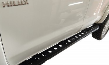 Бокові силові пороги Toyota Hilux Vigo, (2011-2015) 1,5 каб фото