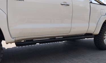 Бокові силові пороги Toyota Hilux Vigo, (2011-2015) 1,5 каб фото