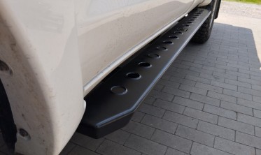 Бокові силові пороги Toyota Hilux Vigo, (2011-2015) 1,5 каб фото