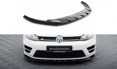 Тюнінгова накладка (губа) на передній бампер Volkswagen Golf R Mk7 вар. 5 фото