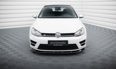 Нижняя губа (диффузор) на передний бампер Volkswagen Golf R Mk7 вар. 6 фото