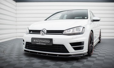 Нижняя губа (диффузор) на передний бампер Volkswagen Golf R Mk7 вар. 6 фото