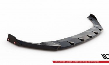 Комплект тюнінг накладок на передній бампер Volkswagen Golf R Mk7 фото