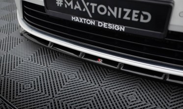Комплект тюнінг накладок на передній бампер Volkswagen Golf R Mk7 фото